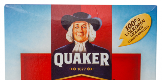 Quaker prezinta produse care nu au sigilii nutritionale pe ambalaj