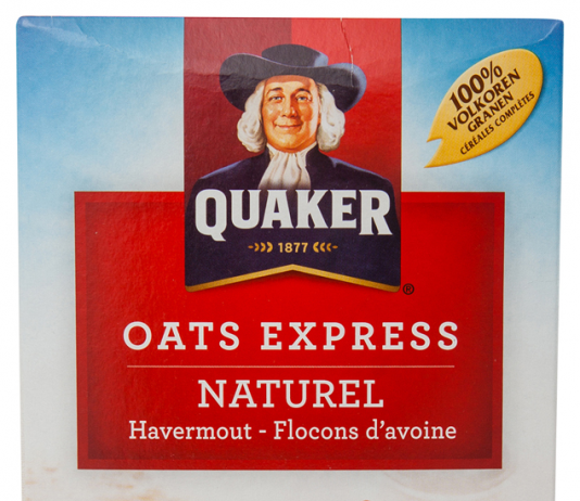 Quaker prezinta produse care nu au sigilii nutritionale pe ambalaj