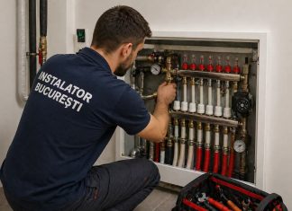 Instalator în Sector 3: intervenții rapide pentru probleme sanitare și termice Instalator care intervine într-un apartament din Sector 3 București pentru reparații sanitare și termice